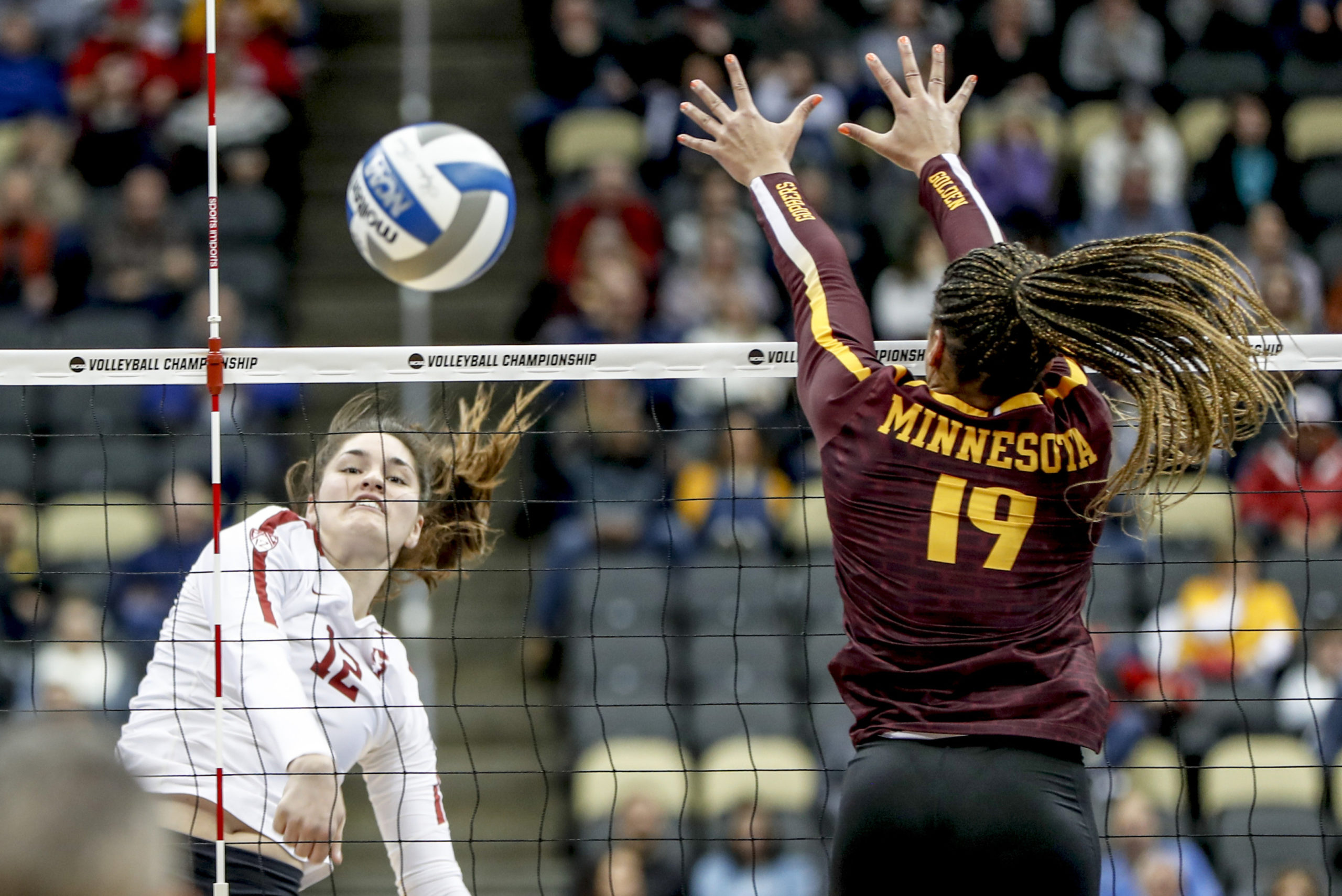 NCAA Minnesota Stanford Volleyball