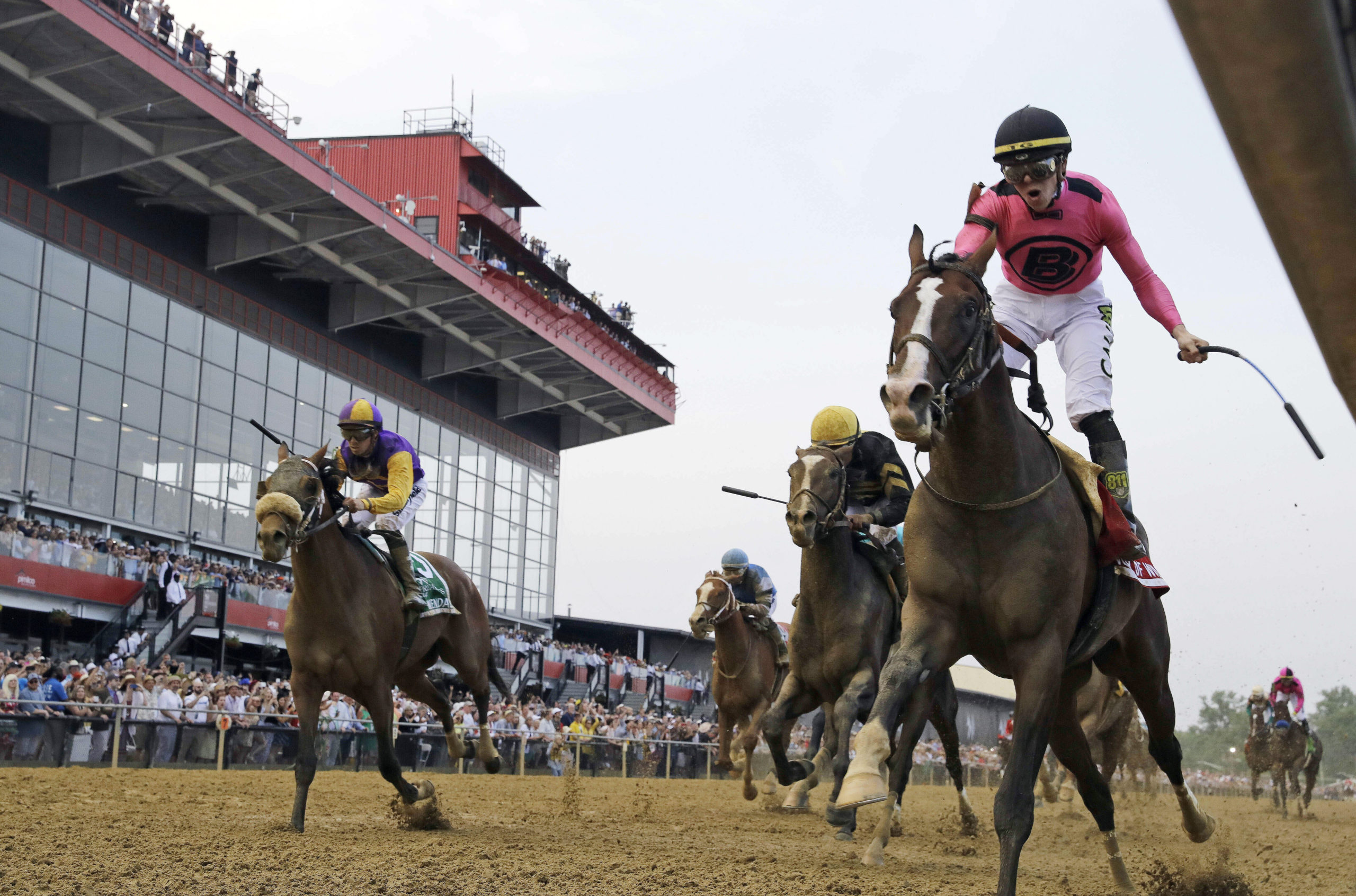 APTOPIX Preakness Stakes Horse Race