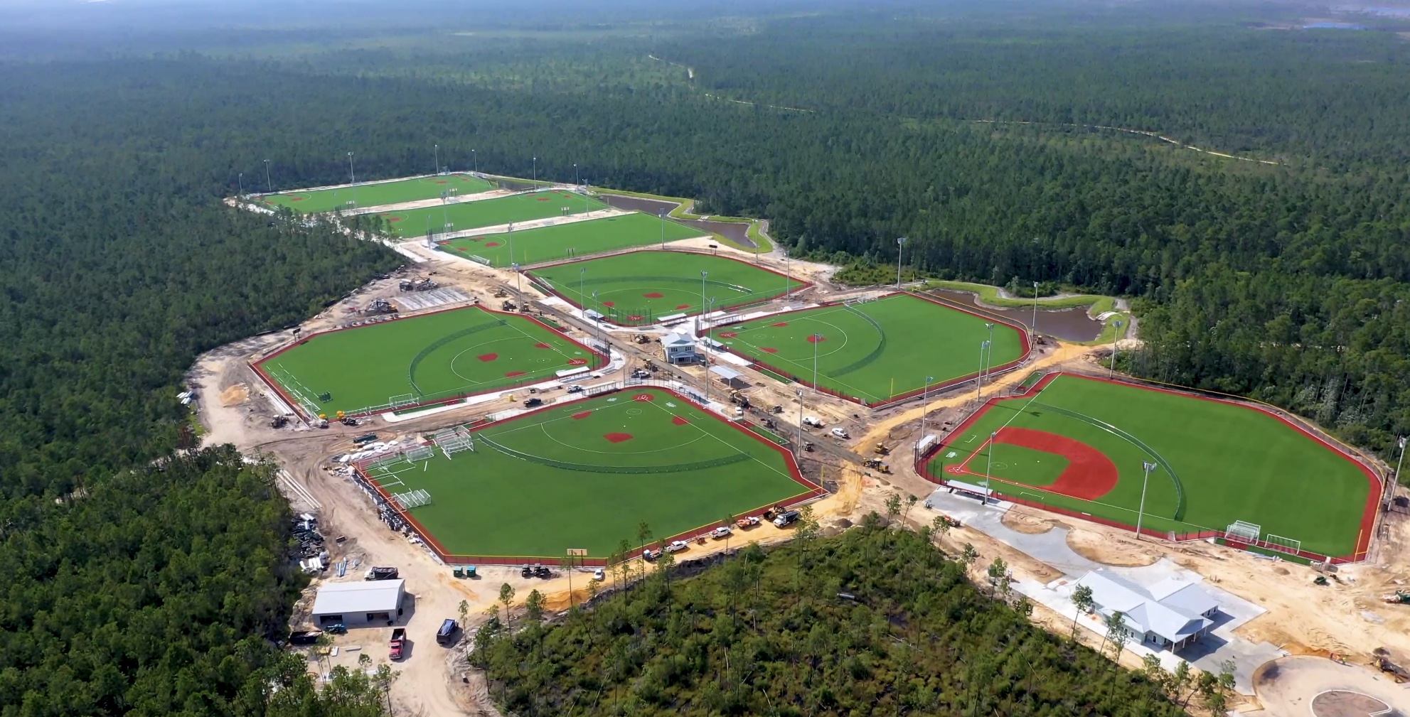 PCB Sports Complex Aerial