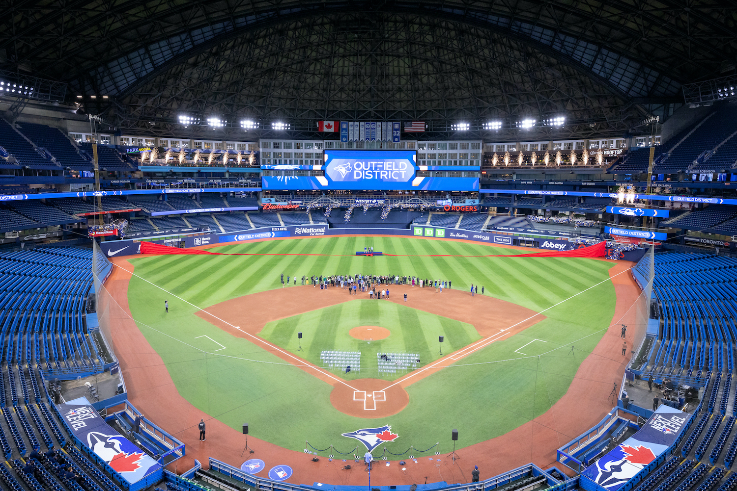 Blue Jays ribbon cutting