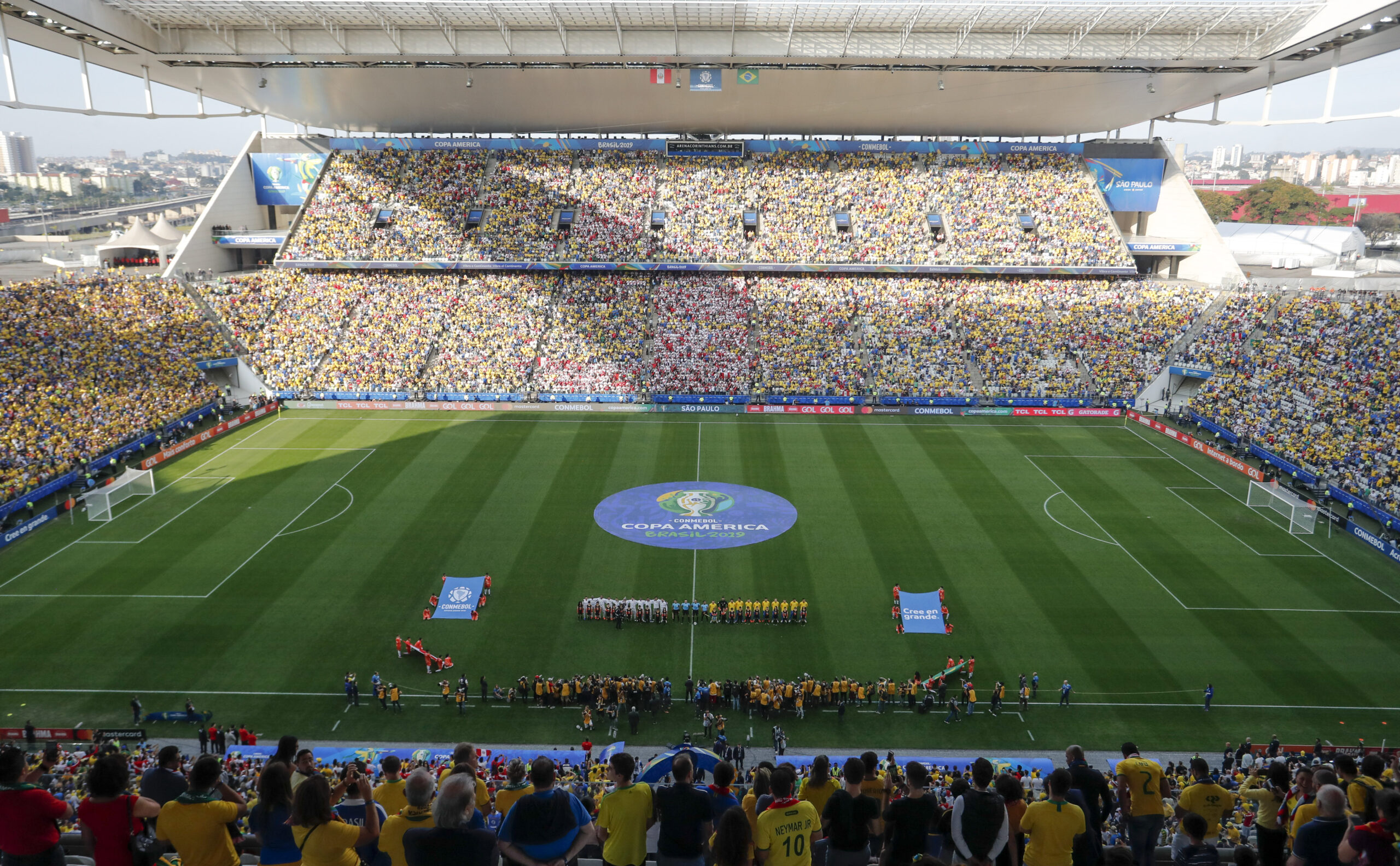 Brazil Soccer Copa America Brazil Peru