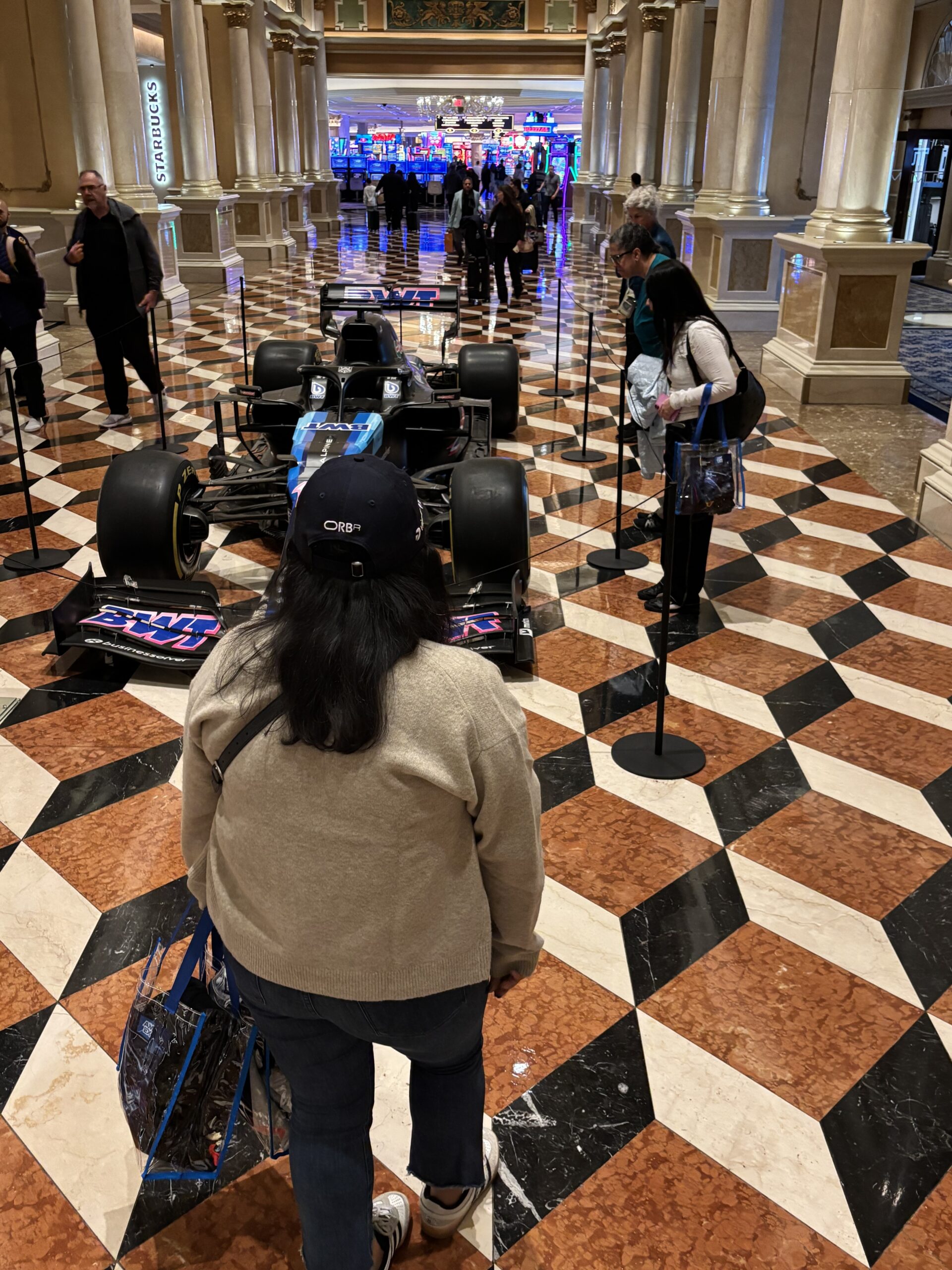 Venetian F1 Alpine Car